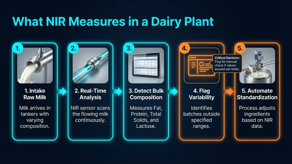 Art2 S2 What Nir Measures In A Dairy Plant — Inline Nir diagram 2 for SpectroScience NIR article