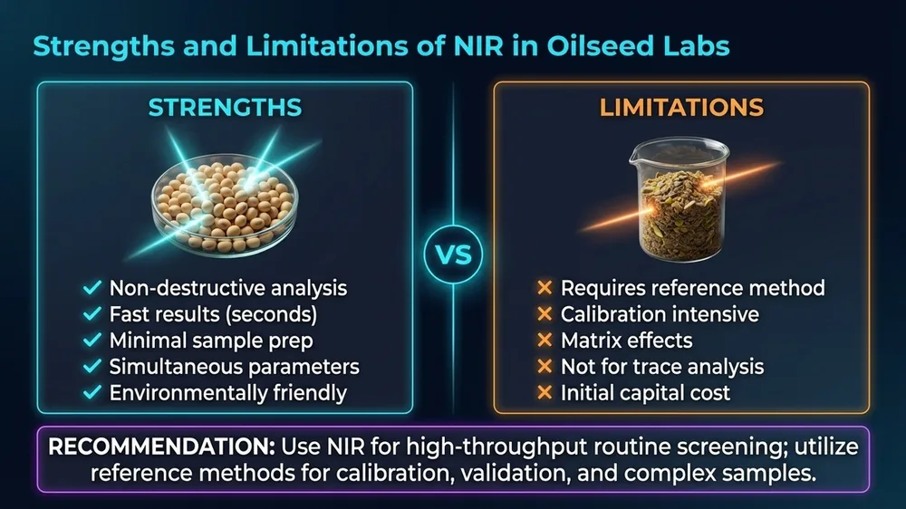 Art3 S5 Strengths And Limitations Of Nir In Oilsee — Nir Oilseed illustration for SpectroScience NIR article