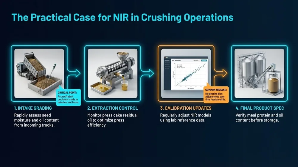 Art3 S7 The Practical Case For Nir In Crushing Ope — Nir Oilseed diagram 3 for SpectroScience NIR