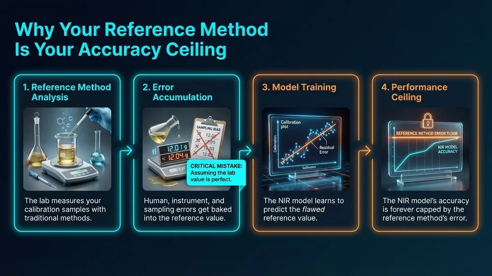 Art32 S4 Why Your Reference Method Is Your Accuracy — Nir Spectroscopy diagram 5 for SpectroScience NIR article