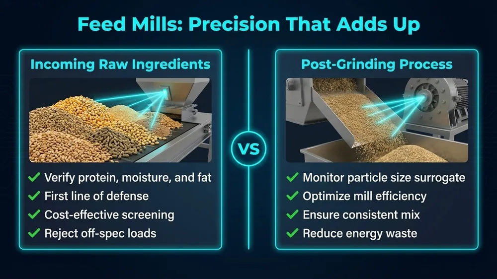 Art52 S3 Feed Mills Precision That Adds Up — Nir Spectroscopy diagram 3 for SpectroScience NIR article