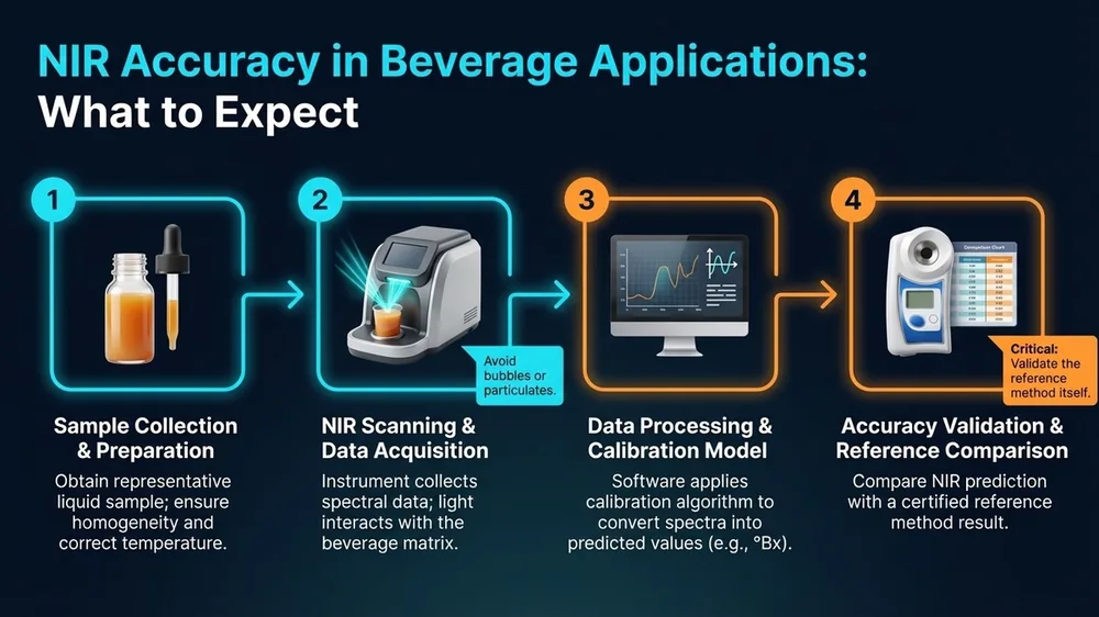 Art53 S7 Nir Accuracy In Beverage Applications What — Nir Accuracy illustration for SpectroScience NIR article