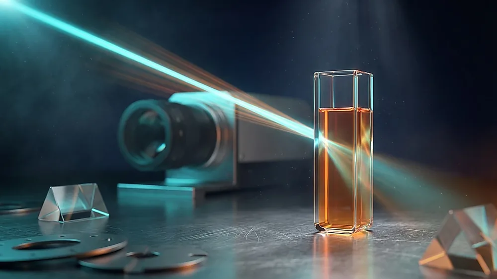 What the Beer-Lambert Law Actually Says — NIR spectroscopy diagram