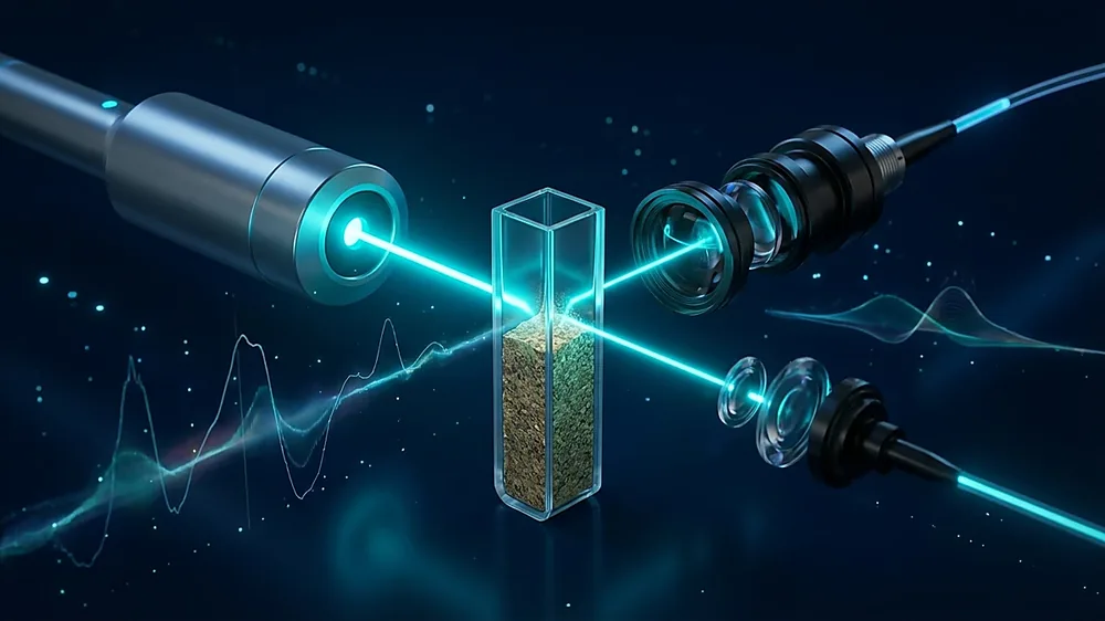 The Physics Behind NIR Feed Ingredient Analysis — NIR spectroscopy diagram