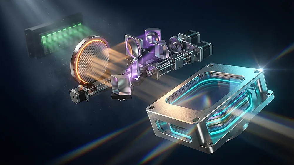 Instrument Design: What's Inside the Box — NIR spectroscopy diagram