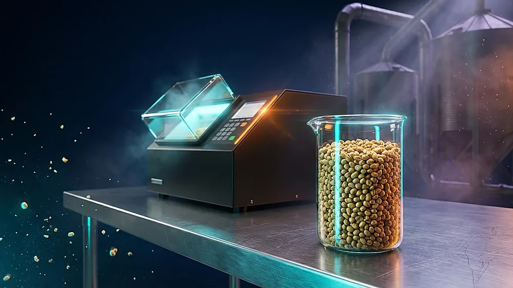 Protein and Fat: Where Giveaway Costs Real Money — NIR spectroscopy diagram